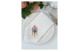 Набор салфеток сервировочных Momo for home Фаберже с ландышами 42х42 см, 6 шт, белый, лен, п/к