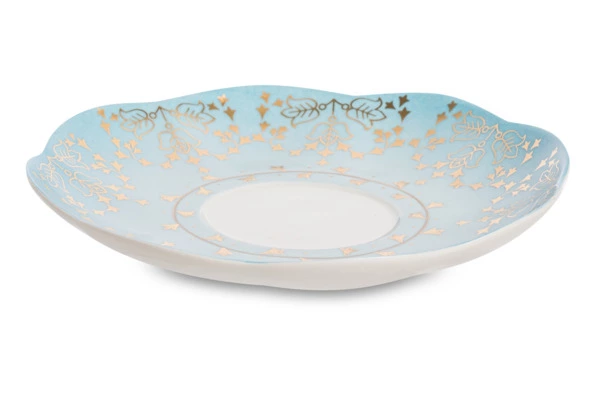 Чашка чайная с блюдцем Франц Гарднер в Вербилках Шахерезада 270 мл, фарфор твердый