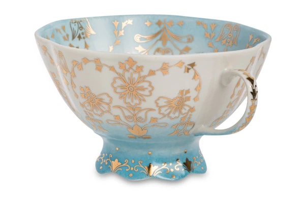 Чашка чайная с блюдцем Франц Гарднер в Вербилках Шахерезада 270 мл, фарфор твердый