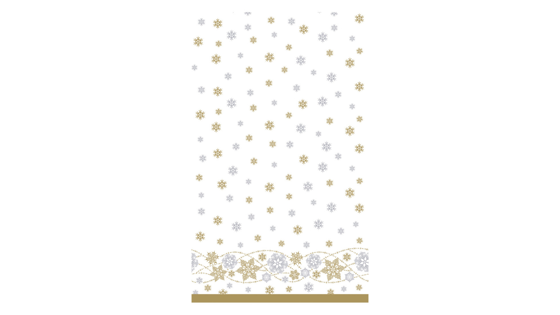 Скатерть Duni D-Cel Snow Glitter White 138х220 см, целлюлоза-sale