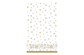 Скатерть Duni D-Cel Snow Glitter White 138х220 см, целлюлоза-sale