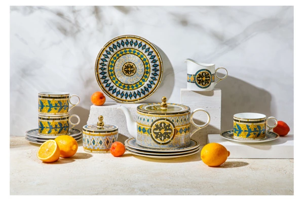 Сервиз чайный Mix&Match Home Олимп на 6 персон 21  предмет, фарфор