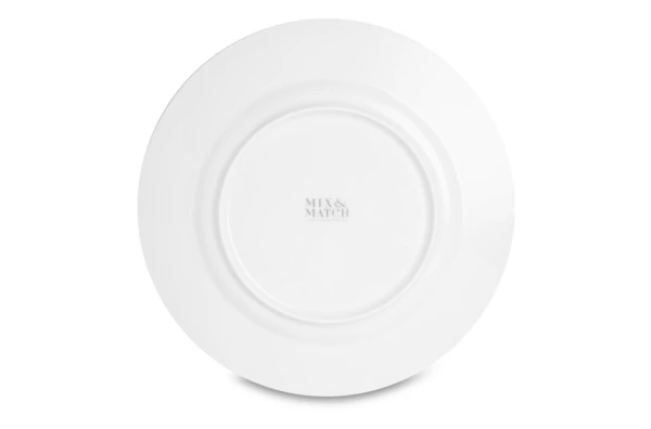 Набор тарелок обеденных Mix&Match Home Олимп 27 см, 6 шт, фарфор