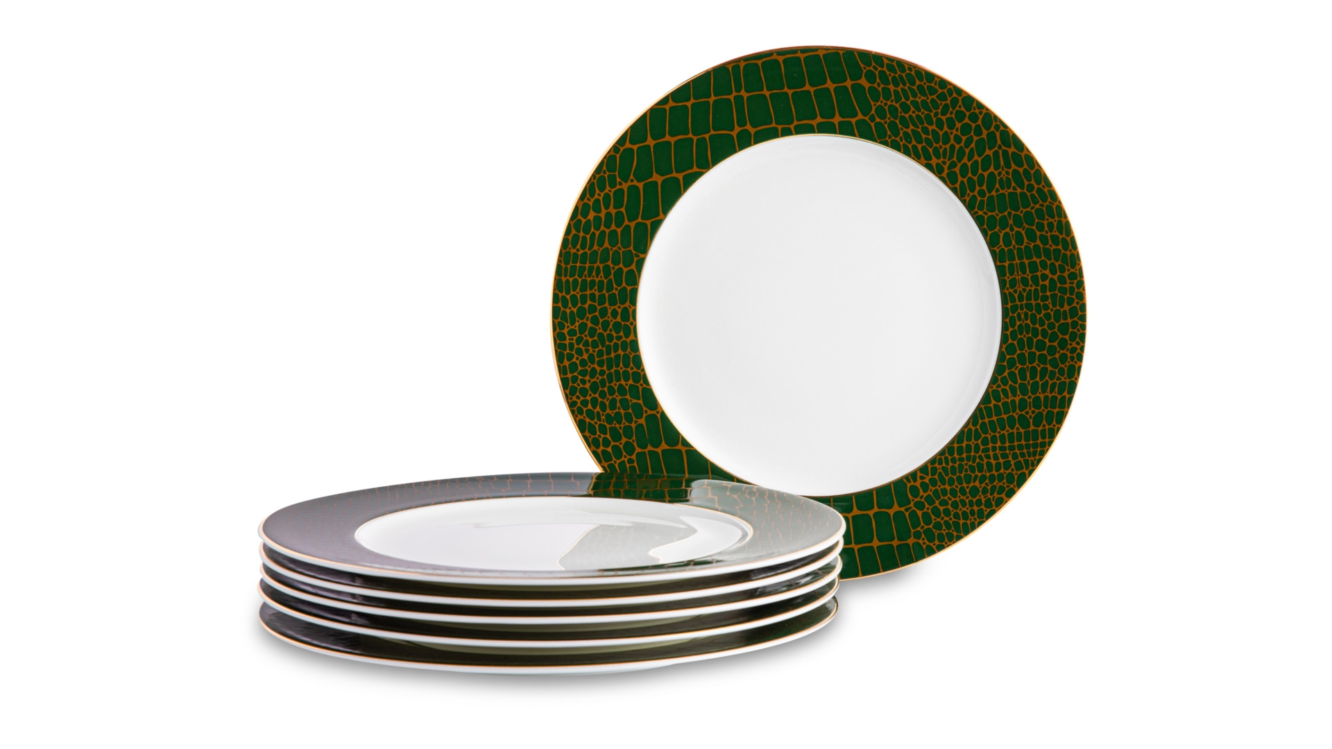 Набор тарелок обеденных Mix&Match Home Сафари 27 см, 6 шт, фарфор