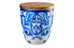 Банка для хранения My Ceramic Story Гжелини 12 см 450 мл, фарфор твердый