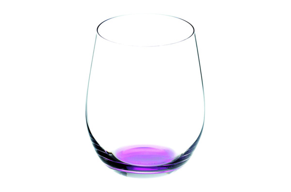 Стакан для воды Riedel Happy O Water 335 мл, стекло хрустальное, прозрачный, фиолетовое дно