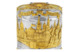 Стакан с подстаканником Кольчугинский мельхиор Москва с чернением и позолотой, латунь