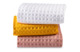 Набор полотенец кухонных WO HOME VALENCIA 50х70 см, 3 шт, хлопок, белый, желтый, розовый, п/к
