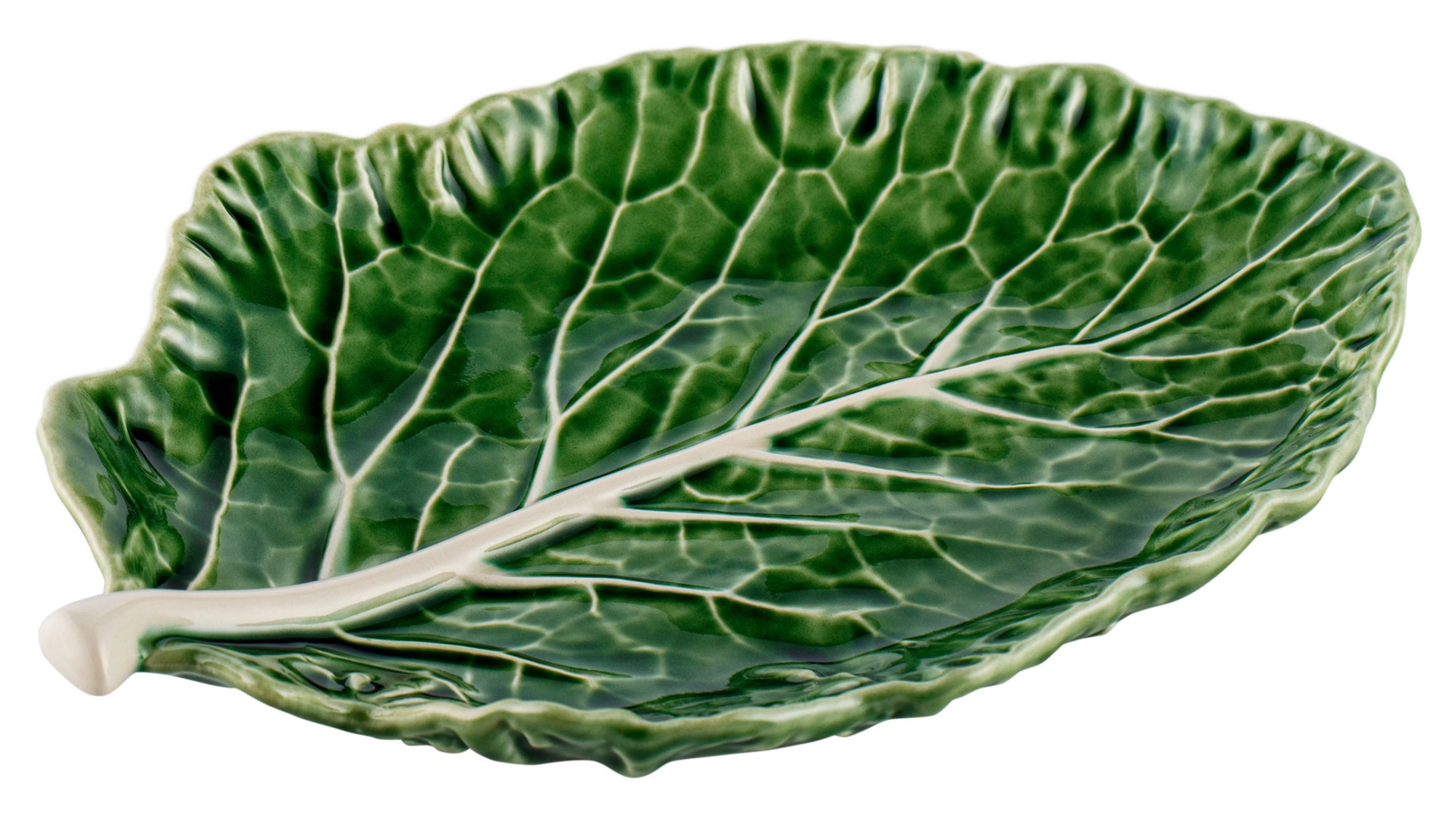 Блюдо для закусок Bordallo Pinheiro Капуста 28 см, керамика