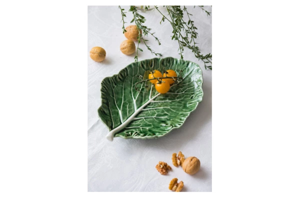 Блюдо для закусок Bordallo Pinheiro Капуста 28 см, керамика