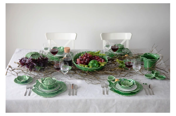 Блюдо для закусок Bordallo Pinheiro Капуста 28 см, керамика