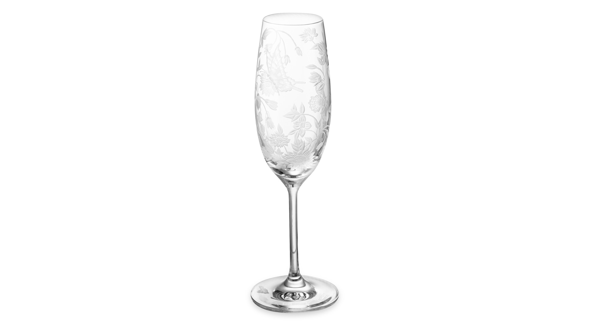 Набор бокалов для шампанского Zwiesel Glas Элеганс Цветы 228 мл, 2 шт, п/к