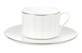 Чашка чайная с блюдцем Narumi Великолепие 270 мл, фарфор костяной