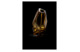 Ваза Lasvit Кристал Рок 43 см, стекло, янтарная