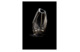 Ваза Lasvit Кристал Рок 43 см, стекло, дымчатая