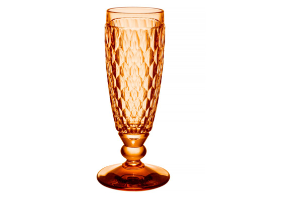 Набор фужеров для шампанского Villeroy & Boch 4 шт, стекло хрустальное, оранжевый