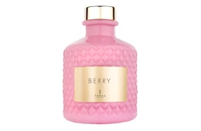 Диффузор ароматический Tonka Berry 200 мл, стекло, стакан розовый глосс, п/к
