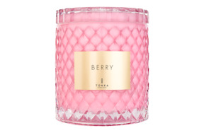 Свеча ароматическая Tonka Berry 2 л, стекло, стакан розовый глосс, п/к