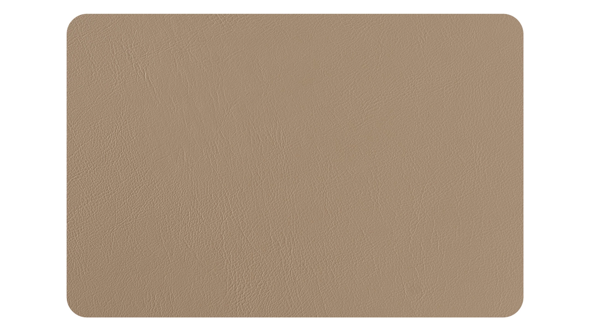Плейсмат прямоугольный ADJ двусторонний 45х30 см, кожа натуральная, капучино - Sale