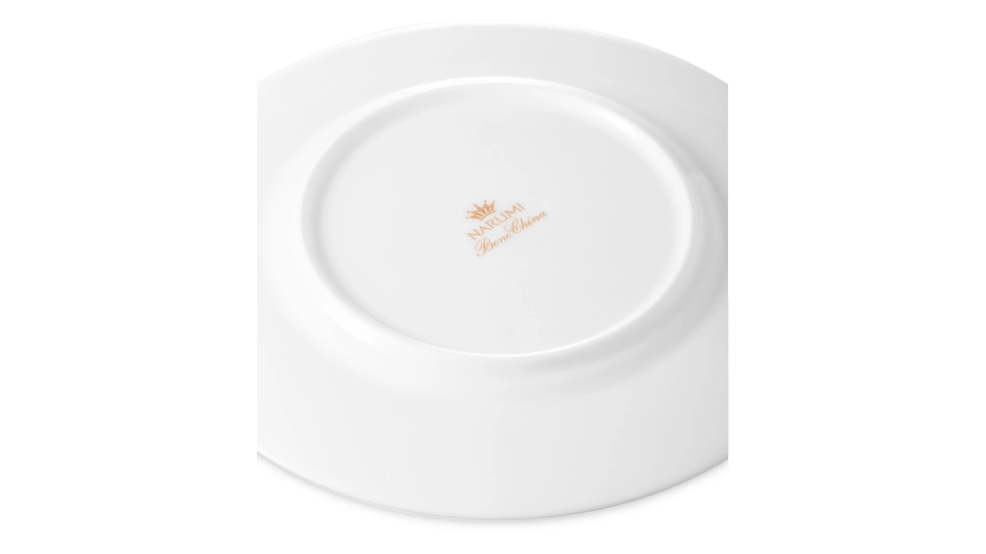 Тарелка пирожковая Narumi Золотая пыль 16 см, фарфор костяной