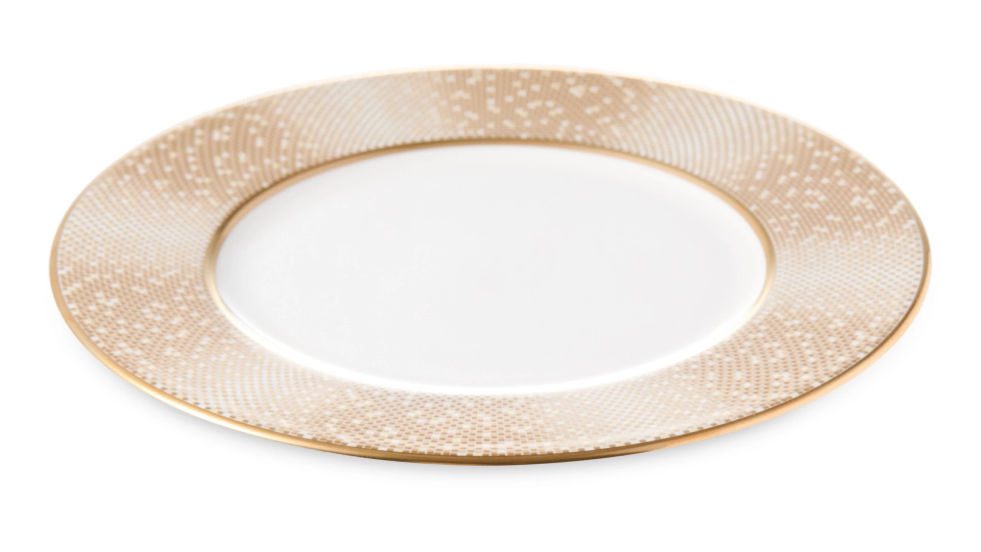 Тарелка пирожковая Narumi Золотая пыль 16 см, фарфор костяной