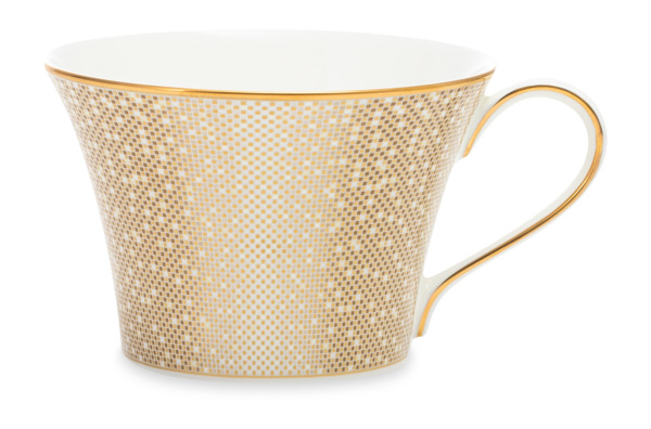 Чашка чайная Narumi Золотая пыль 270 мл, фарфор костяной