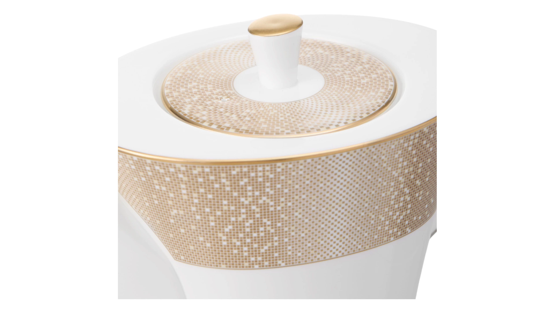 Чайник Narumi Золотая пыль 950 мл, фарфор костяной