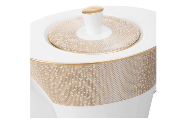 Чайник Narumi Золотая пыль 950 мл, фарфор костяной