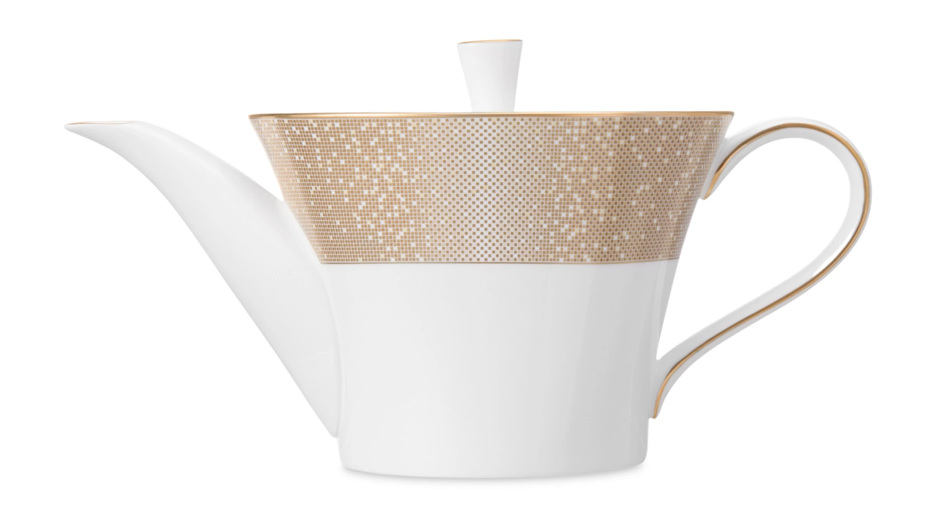 Чайник Narumi Золотая пыль 950 мл, фарфор костяной
