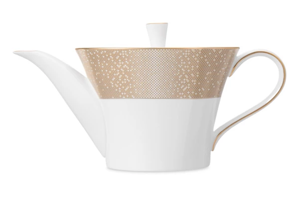 Чайник Narumi Золотая пыль 950 мл, фарфор костяной