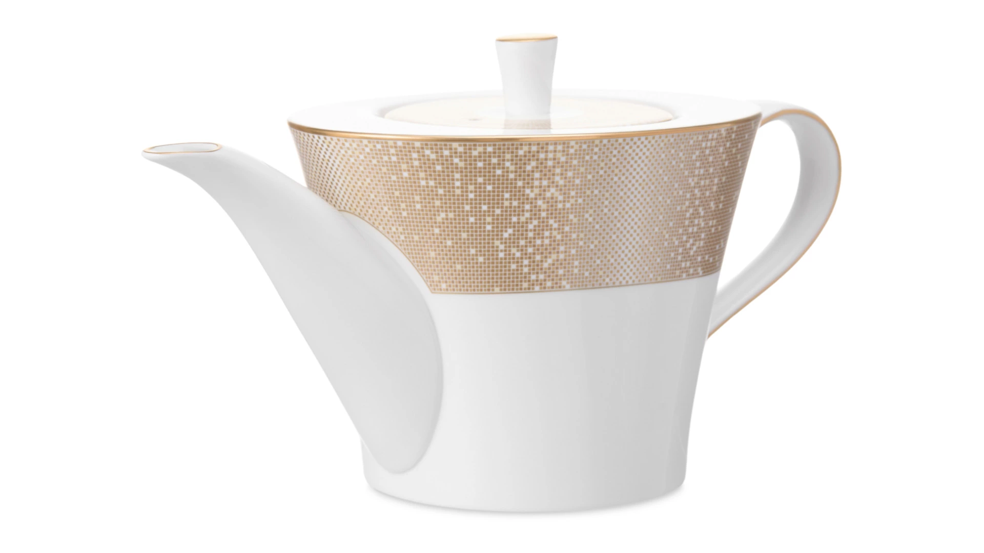 Чайник Narumi Золотая пыль 950 мл, фарфор костяной