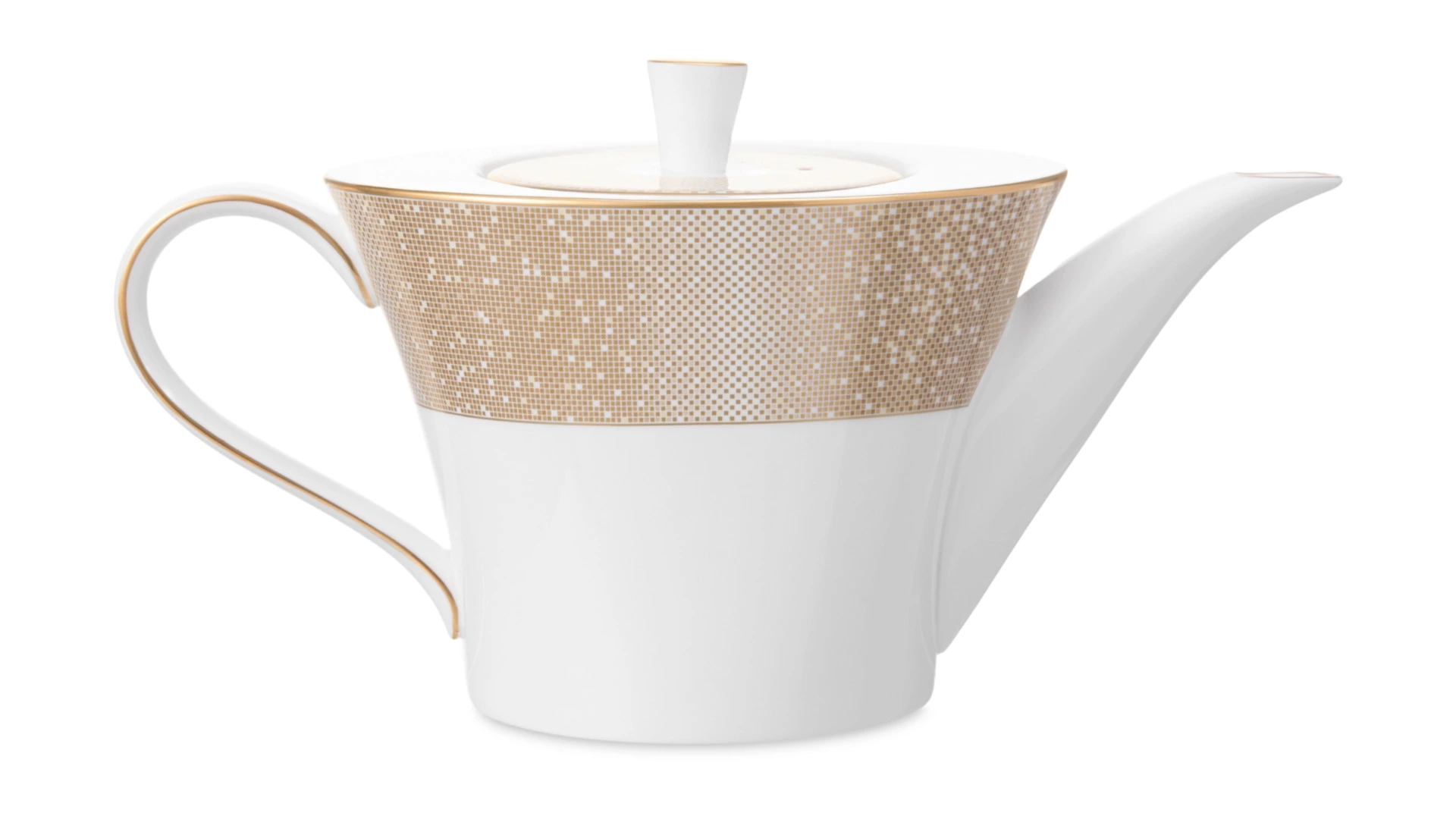 Чайник Narumi Золотая пыль 950 мл, фарфор костяной
