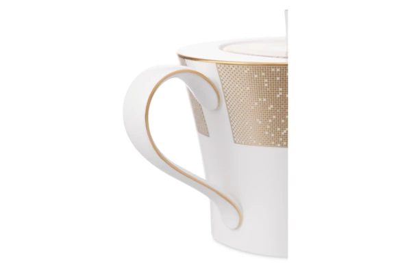 Чайник Narumi Золотая пыль 950 мл, фарфор костяной