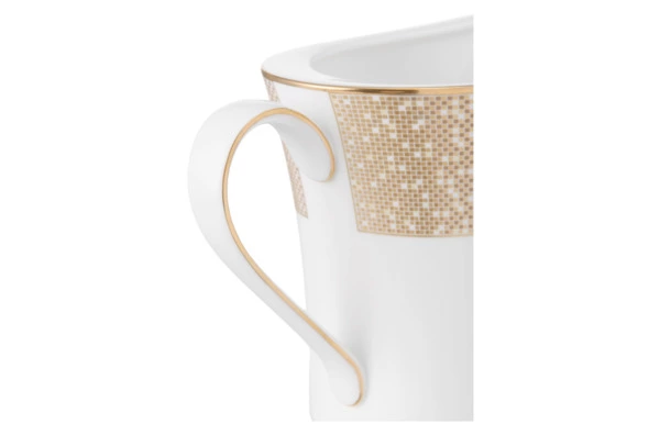 Молочник Narumi Золотая пыль 290 мл, фарфор костяной