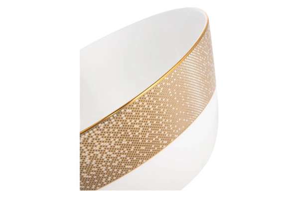 Сервиз столовый Narumi Золотая пыль на 6 персон 20 предметов, фарфор костяной