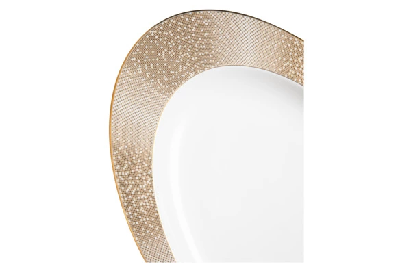 Сервиз столовый Narumi Золотая пыль на 6 персон 20 предметов, фарфор костяной