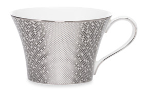 Чашка чайная Narumi Платиновая пыль 270 мл, фарфор костяной