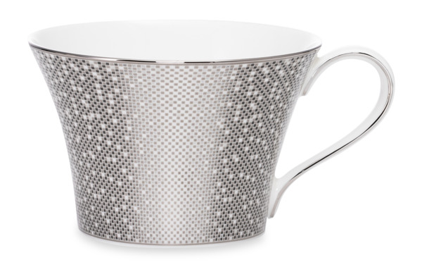 Чашка чайная Narumi Платиновая пыль 270 мл, фарфор костяной