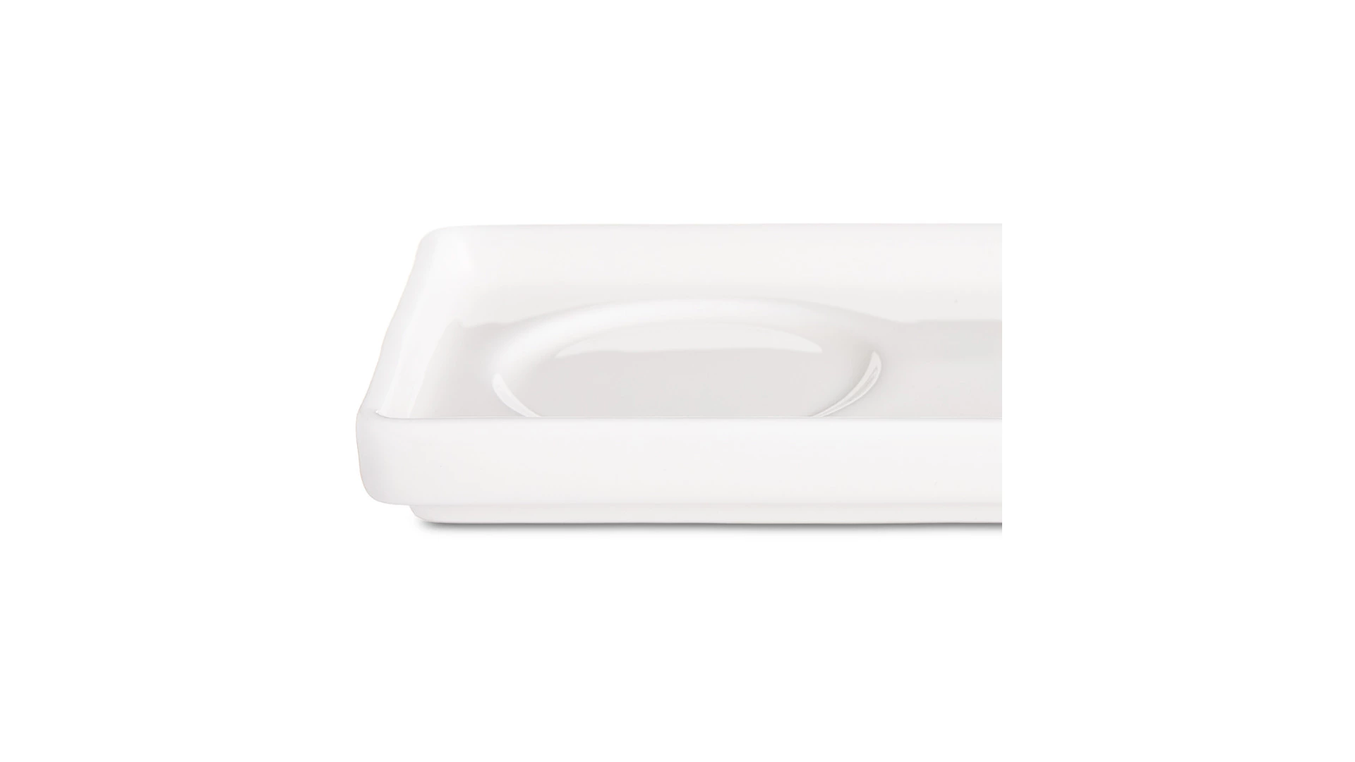 Подставка для соусников Narumi Белый декор 20 см, фарфор костяной