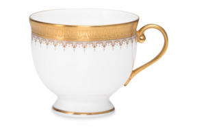 Чашка чайная Narumi Золотая монета 240 мл, фарфор костяной