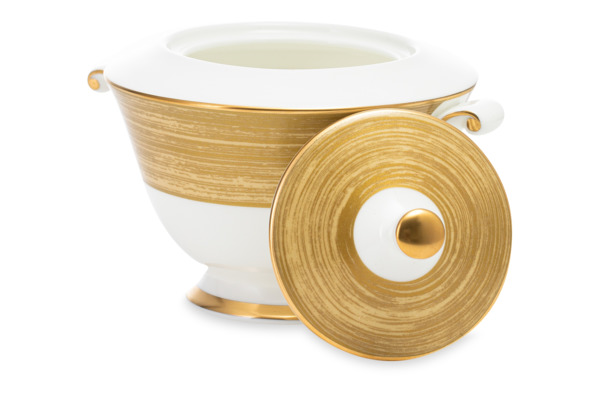 Сервиз чайный Narumi Золотой дуэт на 6 персон 21 предмет, фарфор костяной