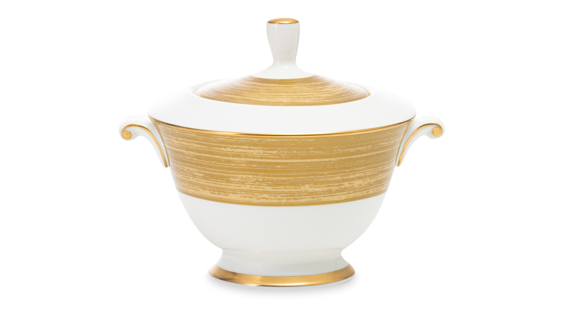 Сервиз чайный Narumi Золотой дуэт на 6 персон 21 предмет, фарфор костяной