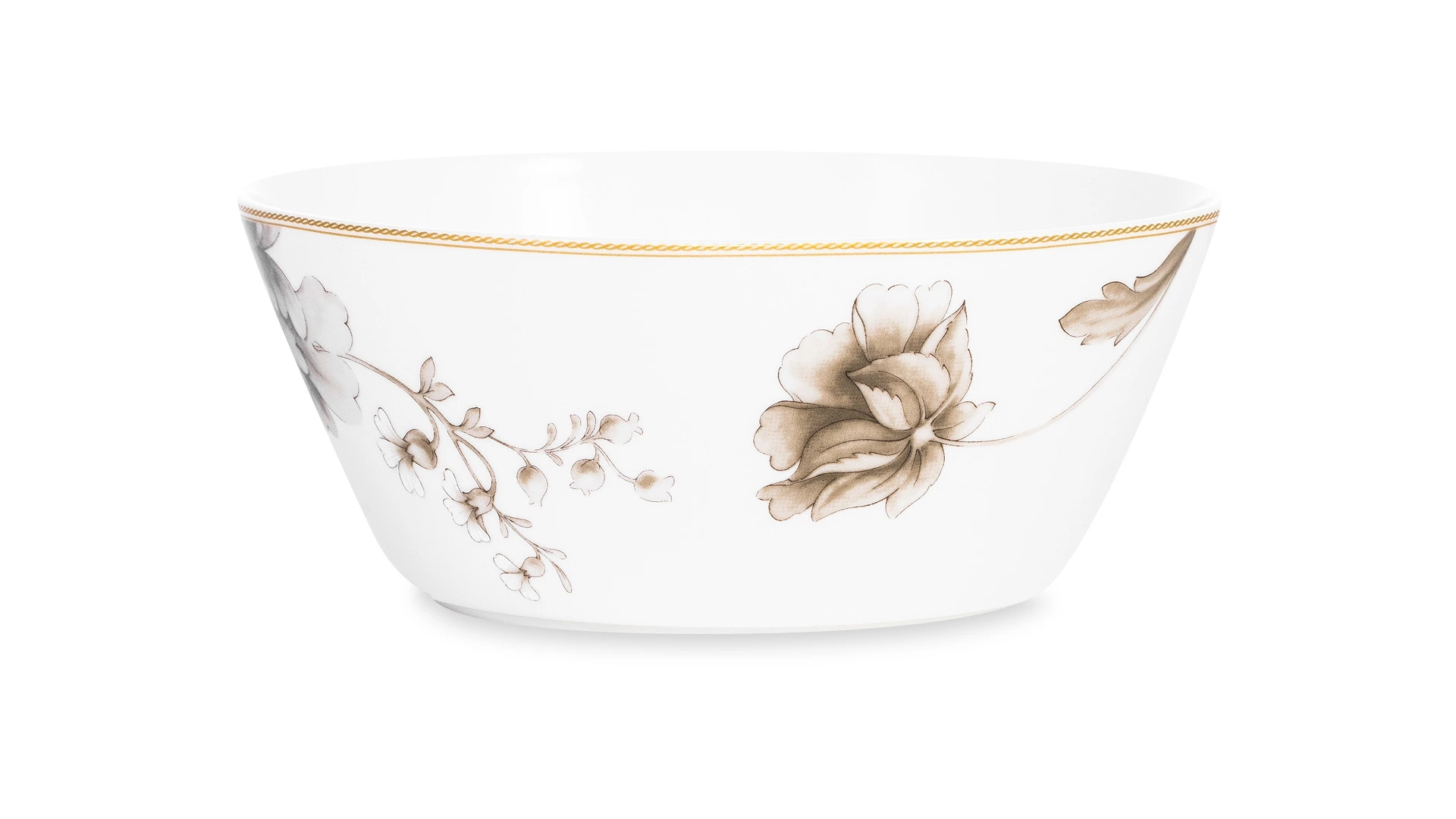 Салатник порционный Narumi Виктория 14 см, фарфор костяной