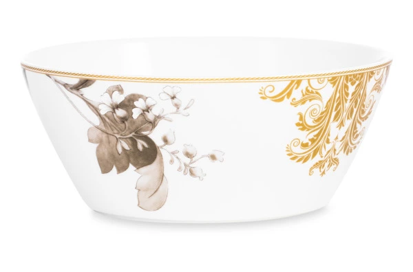 Салатник порционный Narumi Виктория 14 см, фарфор костяной
