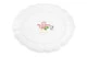 Блюдо овальное Lamart Palais Royal Рождественская Омела 28х22 см, борт волна, фарфор