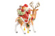 Фигурка новогодняя Lamart Fitz& Floyd  Дед Мороз верхом на олене 33х42 см, керамика, ручная роспись