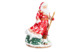 Фигурка новогодняя Lamart Fitz& Floyd Дед Мороз с животными 34 см, керамика, ручная роспись, красная