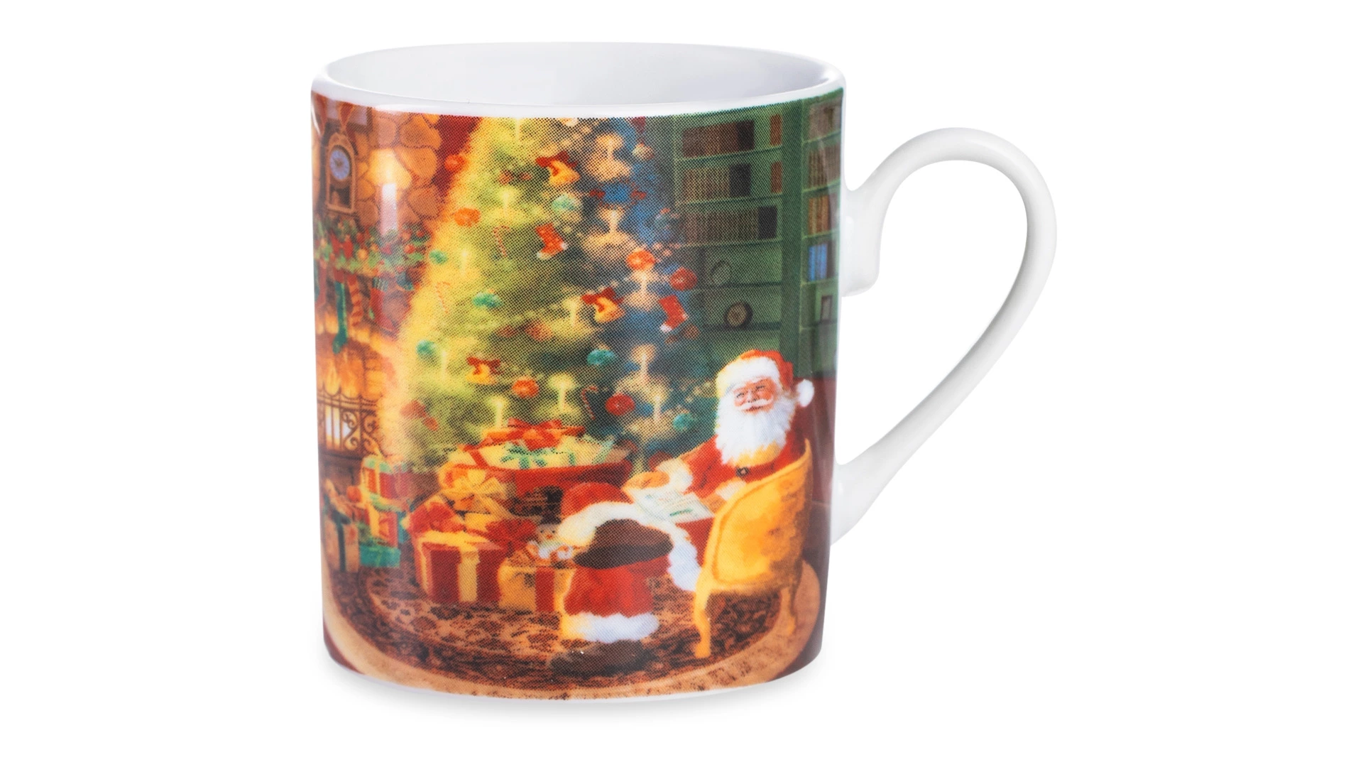 Набор чашек кофейных с блюдцами Lamart Noel Сюрприз Подарки Санты, фарфор,  6 шт, п/к