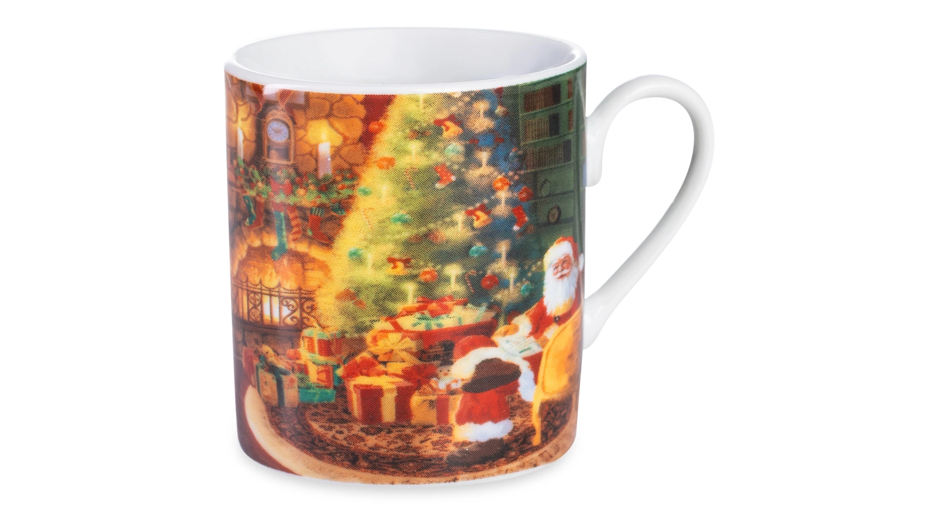 Набор чашек кофейных с блюдцами Lamart Noel Сюрприз Подарки Санты, фарфор,  6 шт, п/к