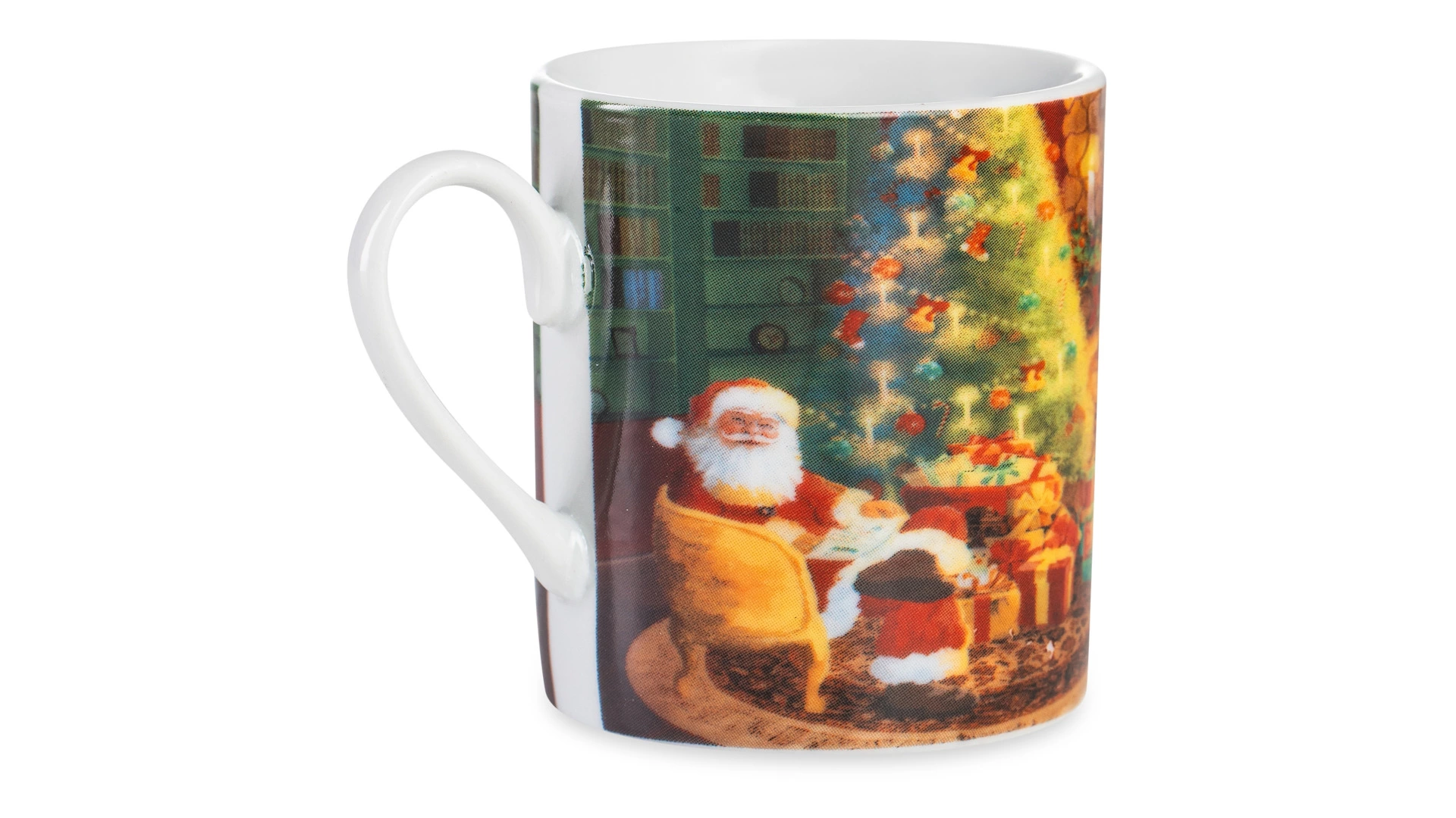 Набор чашек кофейных с блюдцами Lamart Noel Сюрприз Подарки Санты, фарфор,  6 шт, п/к